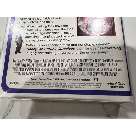 Spy Kids and Honey, We Shrunk Ourselves VHS--Lot of 2 Movies - Picture 9 of 9